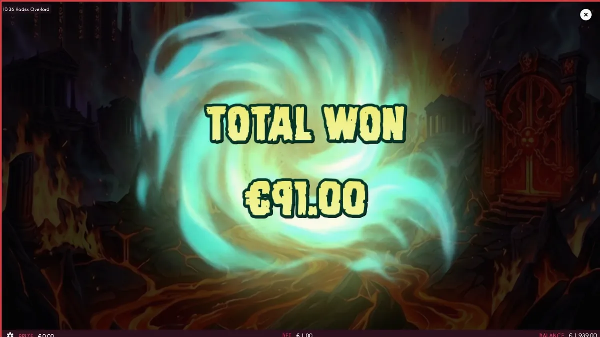 Tampilan visual slot Hades Overlord dengan latar belakang dunia bawah yang kelam